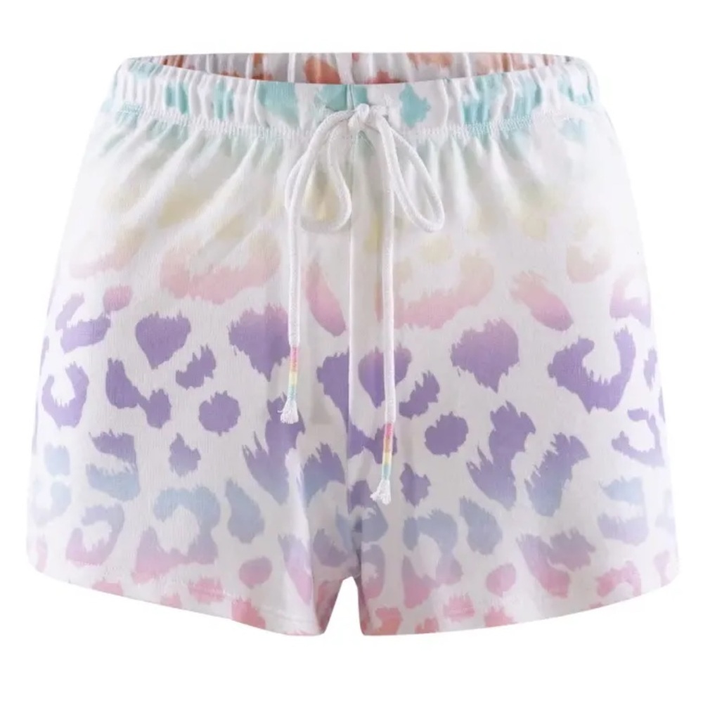 PJ Salvage Gradient Vibes Leopard Short, NWT, Small